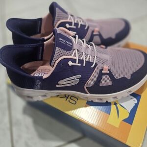 Skechers Women's Dual-Tone Sneakers - Purple and Pink